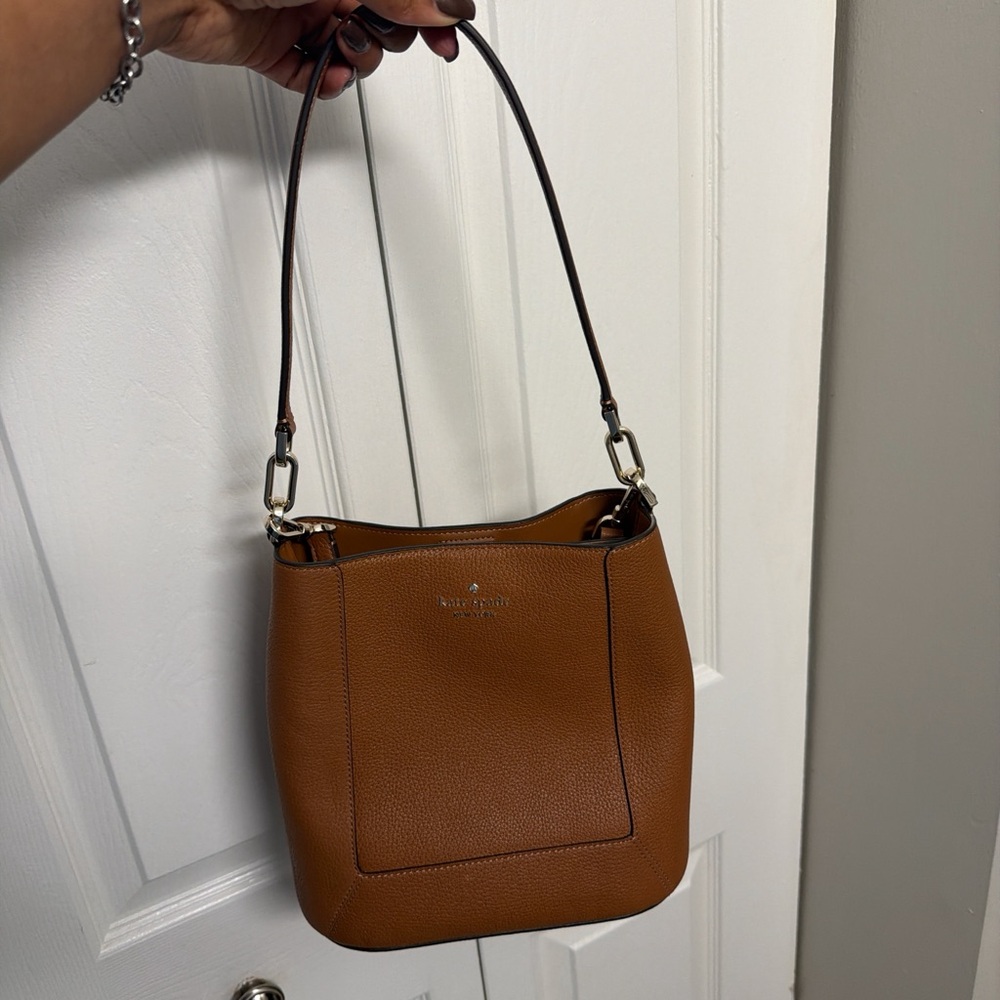 Kate Spade Tan Leather Shoulder Bag